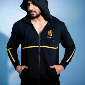 LeCube Premium Hoodie Jacket - Black