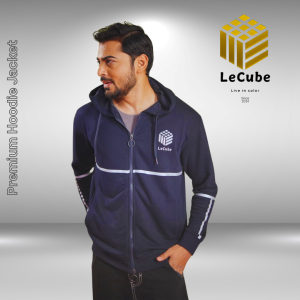 LeCube Premium Hoodie Jacket - Navy Blue