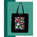Basic Printed Tote Bag Black