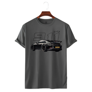 LeCube Men's Premium Quality T-Shirt for Car Lovers (Porsche 911)