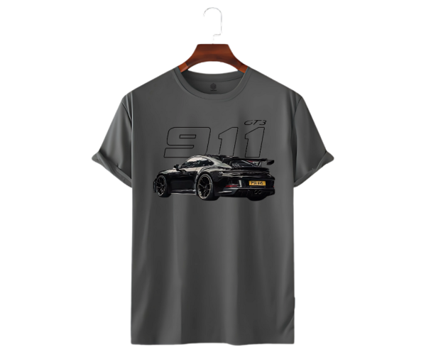 LeCube Men's Premium Quality T-Shirt for Car Lovers (Porsche 911)