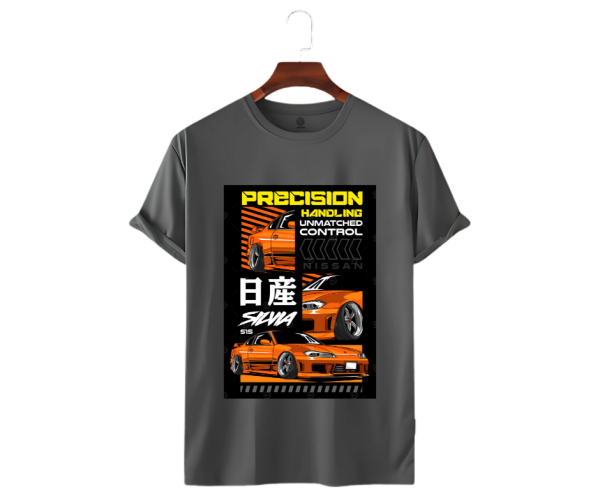 LeCube Men's Premium Quality T-Shirt Car Lovers (Printed)