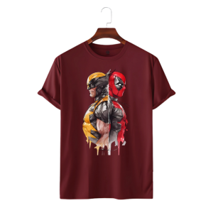 LeCube Men's Premium Quality T-Shirt Dead pool 2 (Printed)