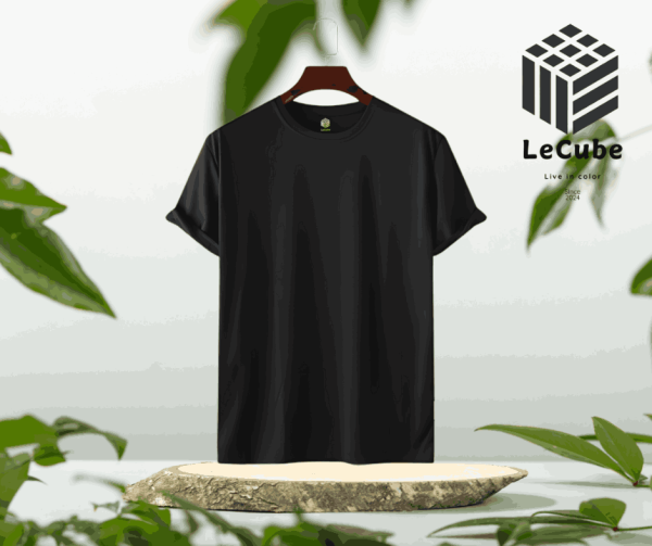 Solid T-shirt Black