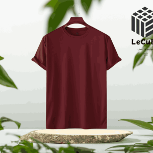 Solid T-shirt Maroon