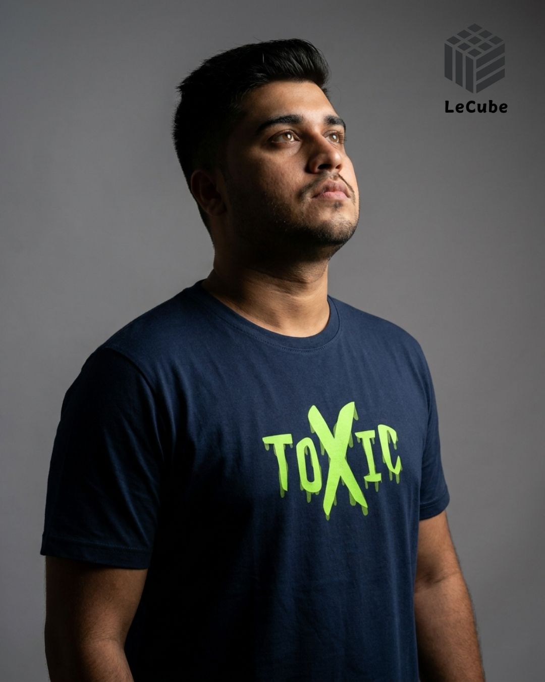 LECUBE MEN’S PREMIUM QUALITY T-SHIRT QUOTES (PRINTED) LeCube Men's Premium Quality T-Shirt "Toxic" - Image 1