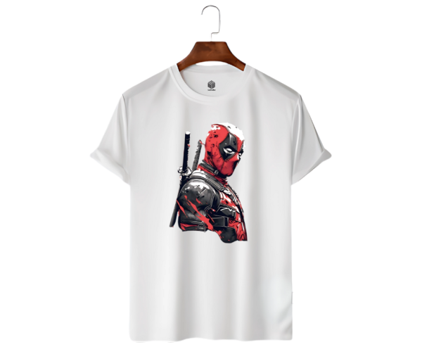 LeCube Men's Premium Quality T-Shirt Dead pool 1 (Printed)