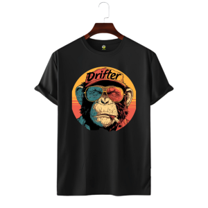LECUBE  PREMIUM QUALITY T-SHIRT  black for CAR LOVERS (Drifter)