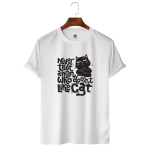 LECUBE MEN’S PREMIUM QUALITY T-SHIRT CAT LOVERS (PRINTED)