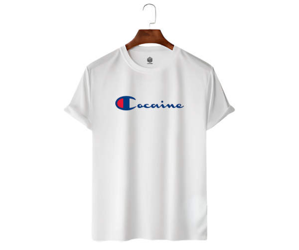LECUBE MEN’S PREMIUM QUALITY T-SHIRT  (Cocaine :P)