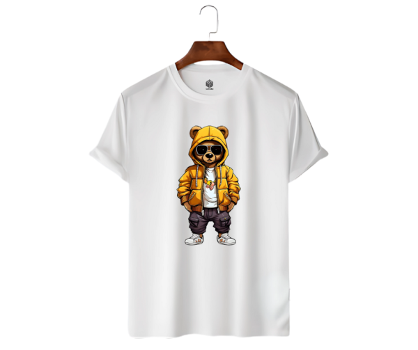 LECUBE MEN’S PREMIUM QUALITY T-SHIRT  (Teddy Bear)