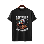 LeCube Unisex Premium Quality T-Shirt Caffeine Queen