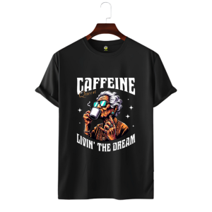 LeCube Unisex Premium Quality T-Shirt Caffeine Queen