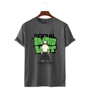 LeCube Unisex Premium Quality T-Shirt Social Introvert