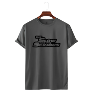 LeCube Men's Premium Quality T-Shirt- The Slow and the Serious