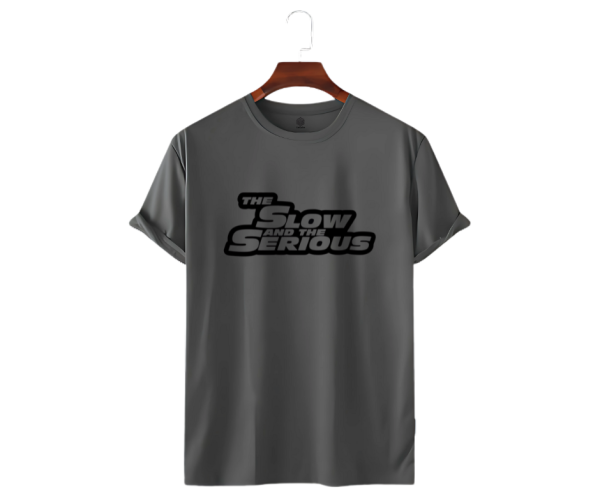 LeCube Men's Premium Quality T-Shirt- The Slow and the Serious