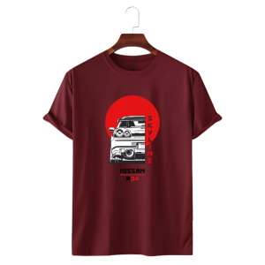 LECUBE MEN’S PREMIUM QUALITY T-SHIRT Nissan R34