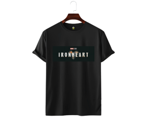 Le Cube Premium “Iron Heart” DTF Printed T-Shirt for Men – 180 GSM 100% Cotton | Comfortable Everyday Wear | Available in 5 Colors - Image 6