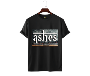 Le Cube Premium “Ashes” DTF Printed T-Shirt for Men – 180 GSM 100% Cotton | Comfortable Everyday Wear | Available in 5 Colors - Image 2