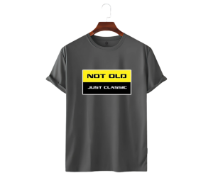 LeCube “Not Old, Just Classic” Premium Cotton T-Shirt – 180 GSM Combed Cotton | Timeless Streetwear Style - Image 6