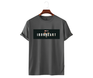 Le Cube Premium “Iron Heart” DTF Printed T-Shirt for Men – 180 GSM 100% Cotton | Comfortable Everyday Wear | Available in 5 Colors - Image 5