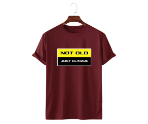 LeCube “Not Old, Just Classic” Premium Cotton T-Shirt – 180 GSM Combed Cotton | Timeless Streetwear Style - Image 5
