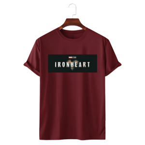 Le Cube Premium “Iron Heart” DTF Printed T-Shirt for Men – 180 GSM 100% Cotton | Comfortable Everyday Wear | Available in 5 Colors