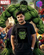 Le Cube Premium “Hulk” T-Shirt – 100% Combed Cotton | 180 GSM Mid-Weight Streetwear Tee