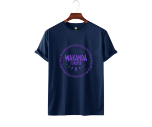 LeCube Wakanda Forever T-Shirt – Organic Cotton 180 GSM Premium Comfort Tee