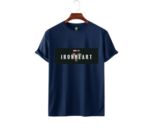 Le Cube Premium “Iron Heart” DTF Printed T-Shirt for Men – 180 GSM 100% Cotton | Comfortable Everyday Wear | Available in 5 Colors - Image 3