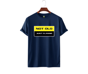 LeCube “Not Old, Just Classic” Premium Cotton T-Shirt – 180 GSM Combed Cotton | Timeless Streetwear Style