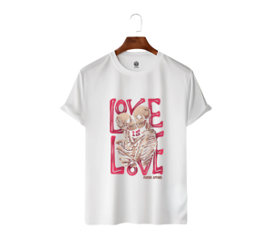 LeCube Premium “Love” T-Shirt – 180 GSM 100% Combed Cotton | Essentials Streetwear Collection - Image 4