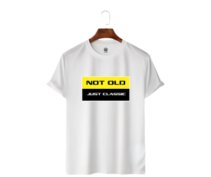 LeCube “Not Old, Just Classic” Premium Cotton T-Shirt – 180 GSM Combed Cotton | Timeless Streetwear Style - Image 4
