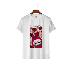 Le Cube Premium “Lububu” T-Shirt – 100% Combed Cotton | 180 GSM Mid-Weight Streetwear Tee