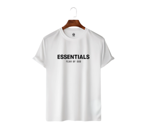 Le Cube Premium “Essentials – Fear of God” T-Shirt – 100% Combed Cotton | 180 GSM Mid-Weight Streetwear Tee - Image 2