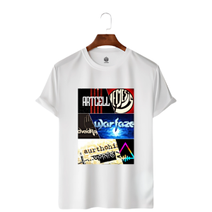 Le Cube Premium “Artcell, Warfaze & Aurthohin” T-Shirt – 100% Combed Cotton | 180 GSM Mid-Weight Streetwear Tee