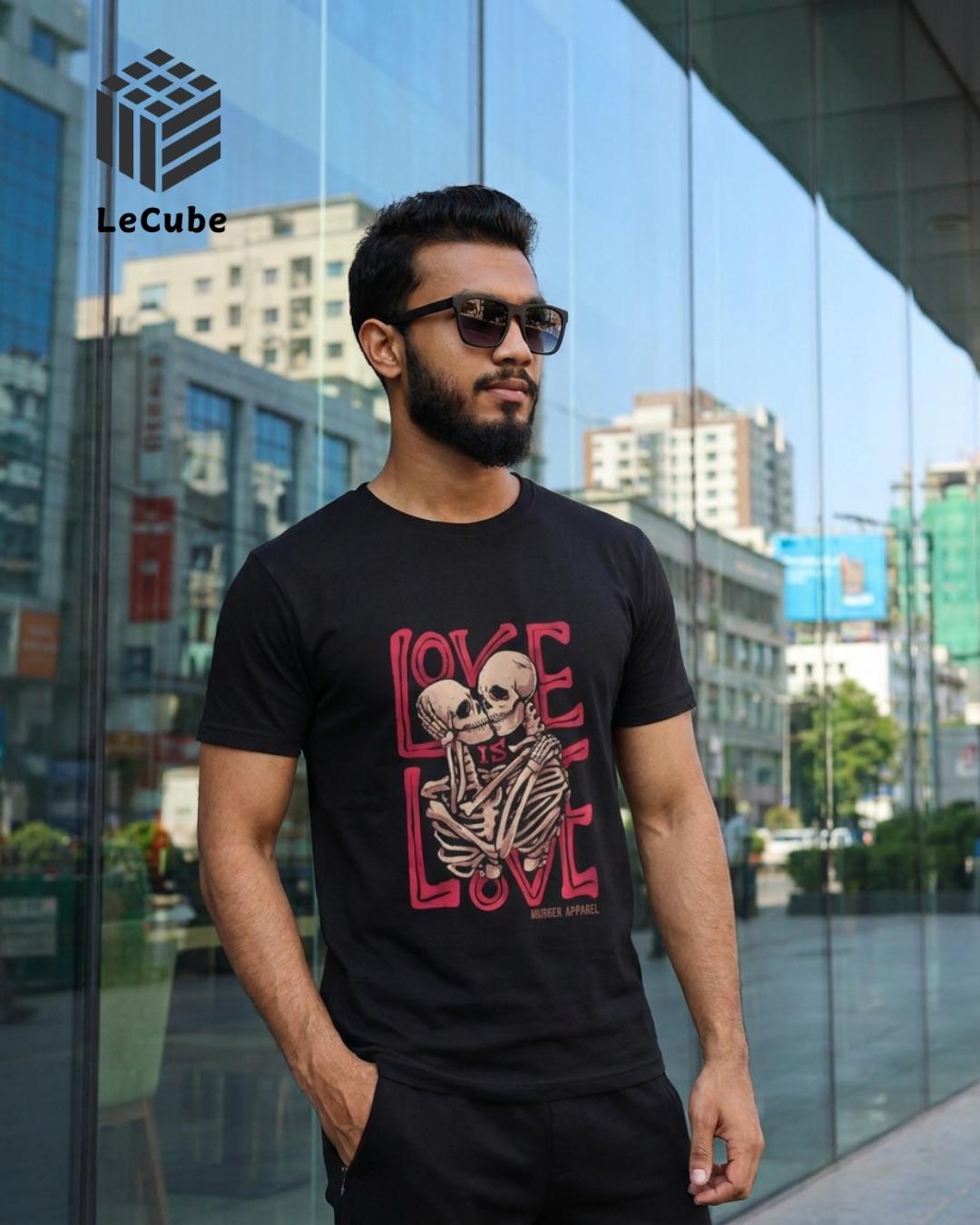 LeCube Premium “Love” T-Shirt – 180 GSM 100% Combed Cotton | Essentials Streetwear Collection LeCube Premium “Love” T-Shirt – 180 GSM 100% Combed Cotton | Essentials Streetwear Collection - Image 1