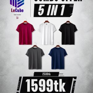 The Ultimate Streetwear Upgrade – 5 Premium Tees for 1599 Tk! 🇧🇩⚡
