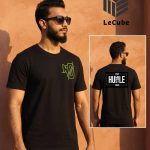 Premium Combed Cotton Double-Sided DTF Printed Graphic T-Shirt – No Pain No Gain / Stay Humble