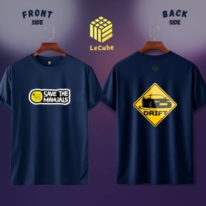 Save the Manuals / Drift" Premium Combed Cotton Streetwear Tee