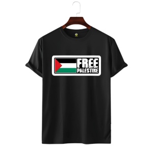 Free Palestine Flag Graphic Cotton Tee BD | LeCube