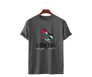 Stand for Palestine T-Shirt| Free Palestine T-shirt| Islamic Cotton T-shirt by Le Cube| 180GSM| DTF Printed - Image 6