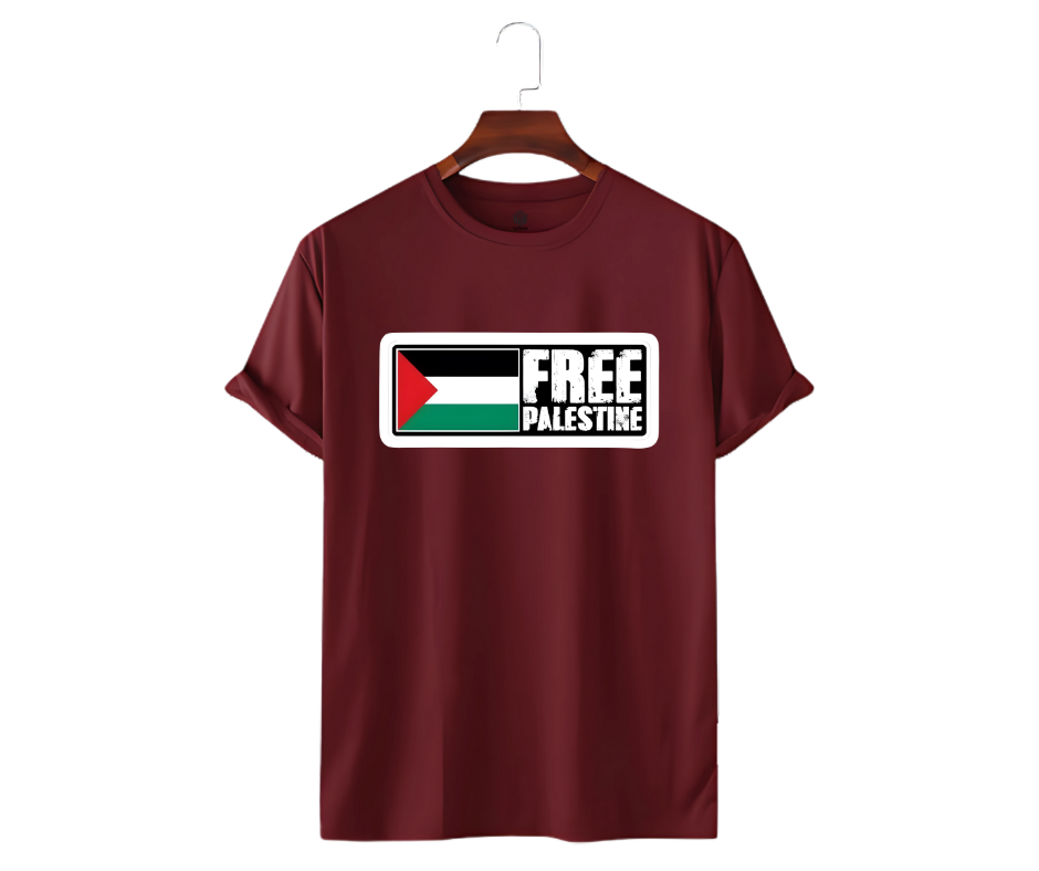 Free Palestine Flag Graphic Cotton Tee BD | LeCube - Image 3