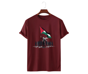 Stand for Palestine T-Shirt| Free Palestine T-shirt| Islamic Cotton T-shirt by Le Cube| 180GSM| DTF Printed