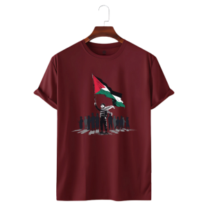 Stand for Palestine T-Shirt| Free Palestine T-shirt| Islamic Cotton T-shirt by Le Cube| 180GSM| DTF Printed