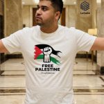 Free Palestine Graphic White T-Shirt - 100% Combed Cotton | Le Cube