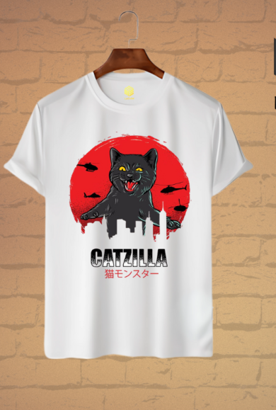 Print Tshirt- Catzilla-2