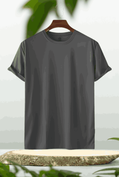 Solid T-shirt Charcoal